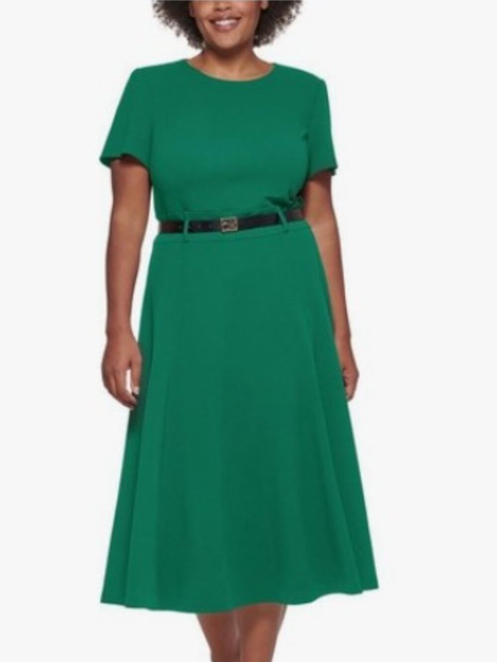 Calvin Klein Green Midi Dress Plus 18W
